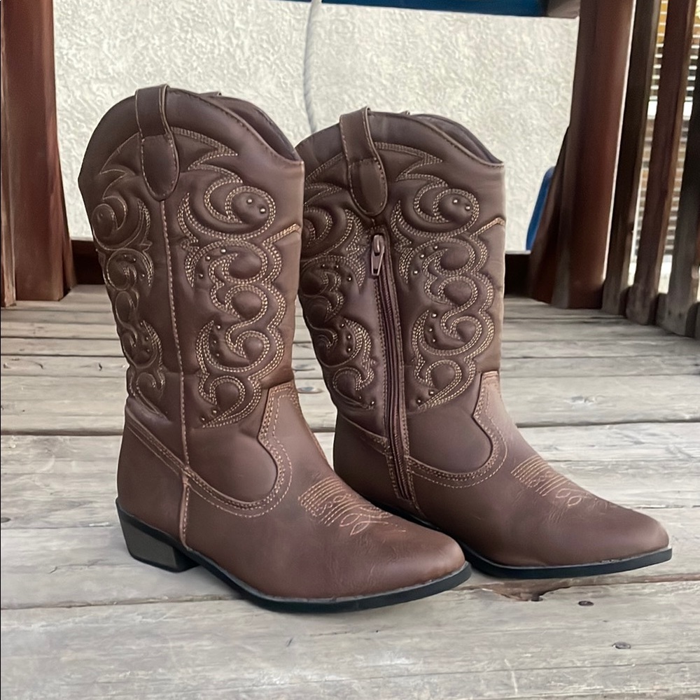 Brown Western Cowboy Boots